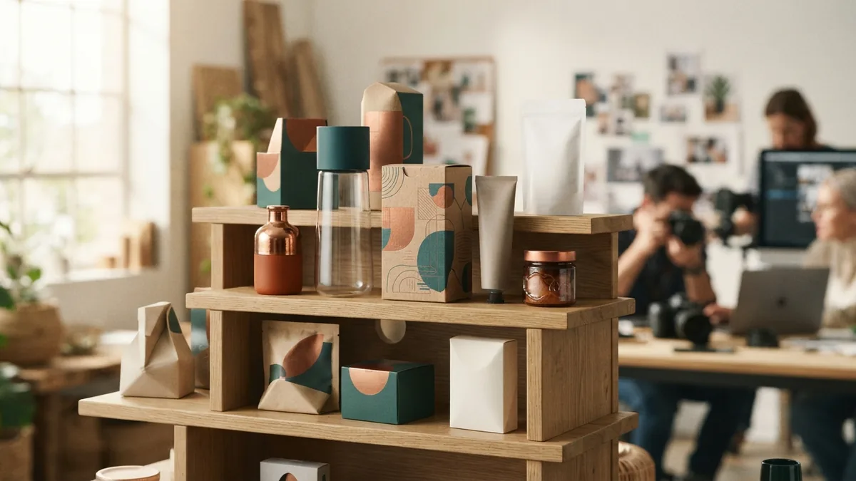 Distinct product packages showing how product branding can set offers apart